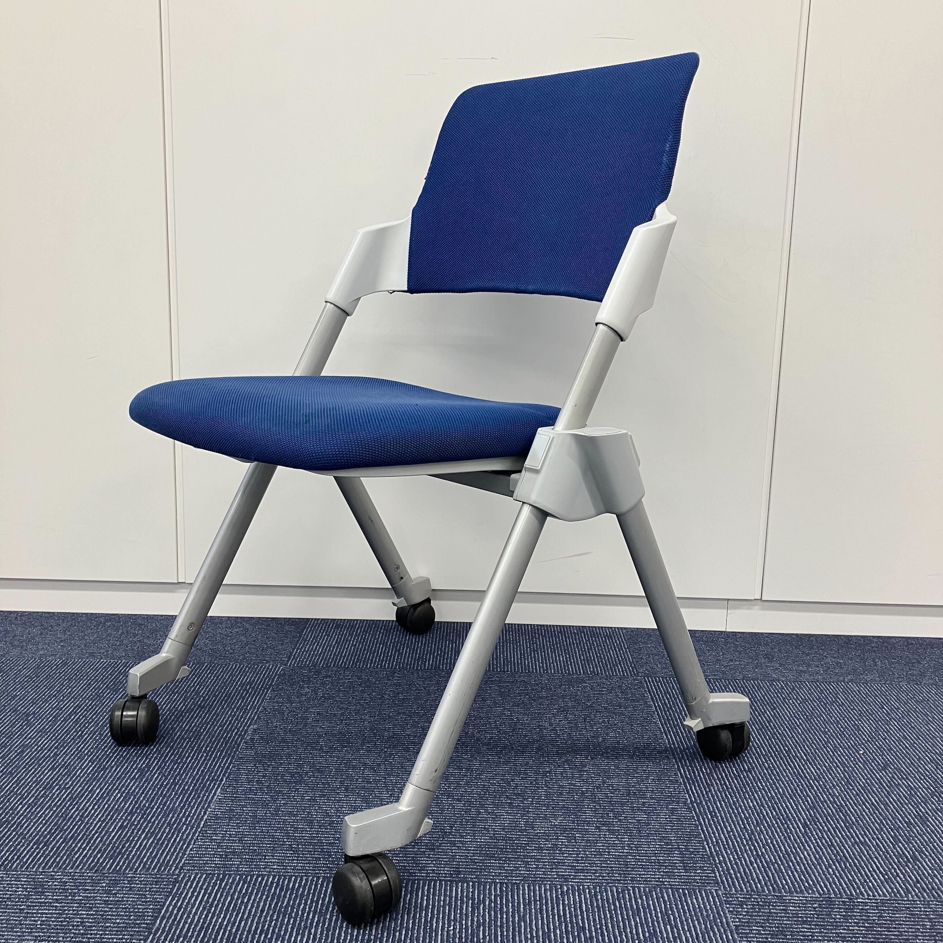 【中古A】Amphi(アンフィ)CK-670CRKZ56-W　ミーティングチェア / ブルー