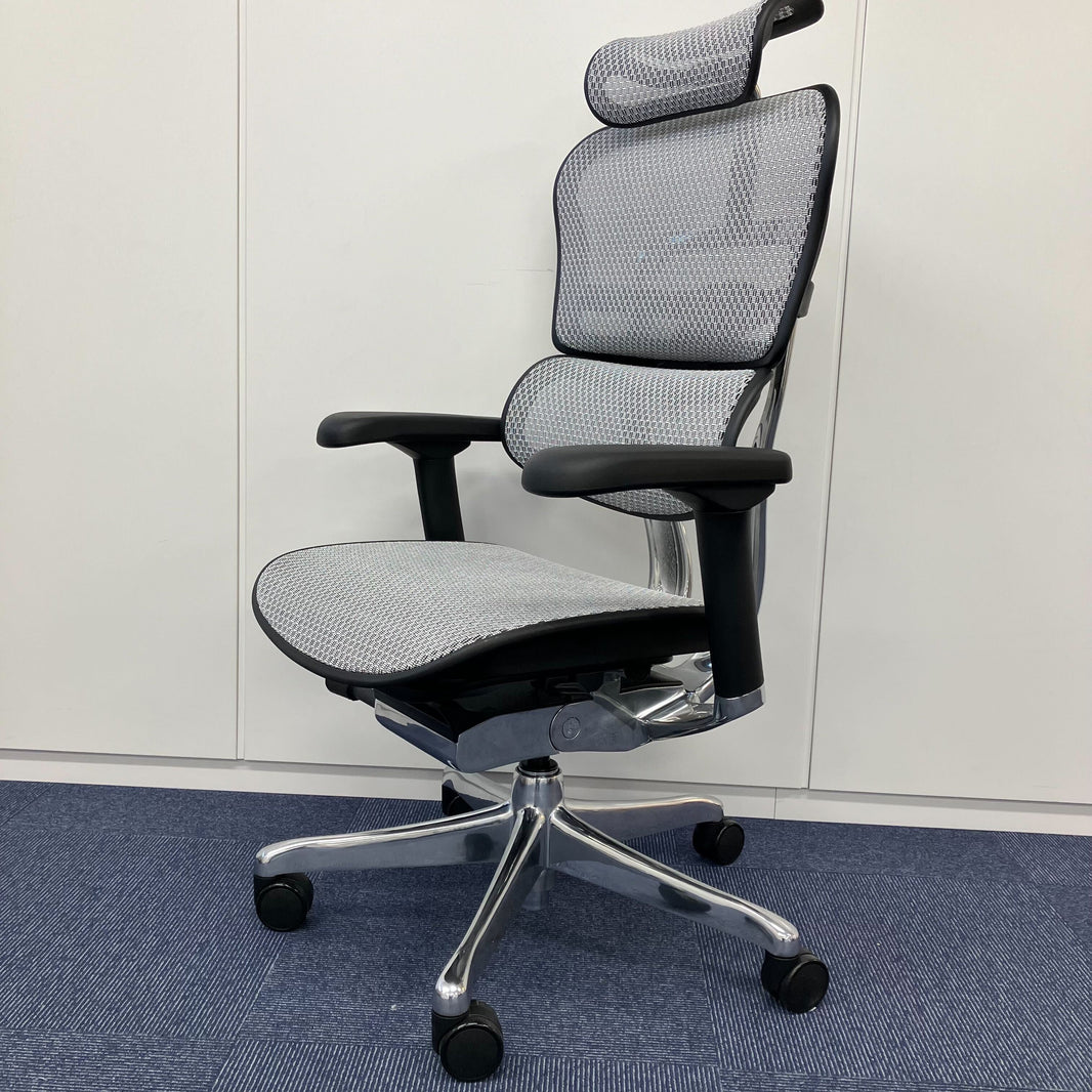 【中古S】Ergohuman PRO2(エルゴヒューマン プロ2)シリーズ EHP2-HAM-WH(BKframe)【＊使用期間：2週間程度＊】