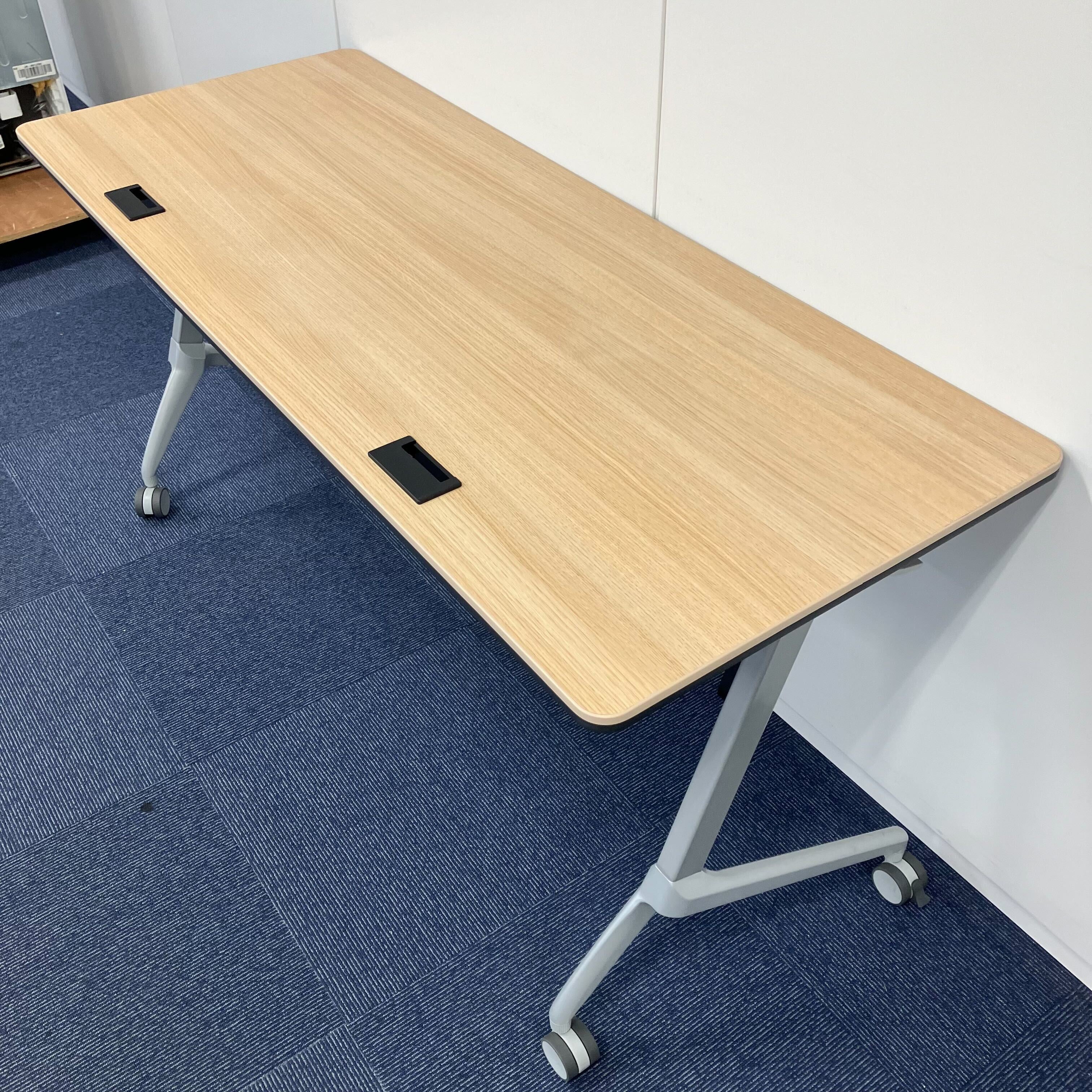 【中古A】YUフォールディングテーブル YU-1560NW / 幅1500mm・木目タイプ