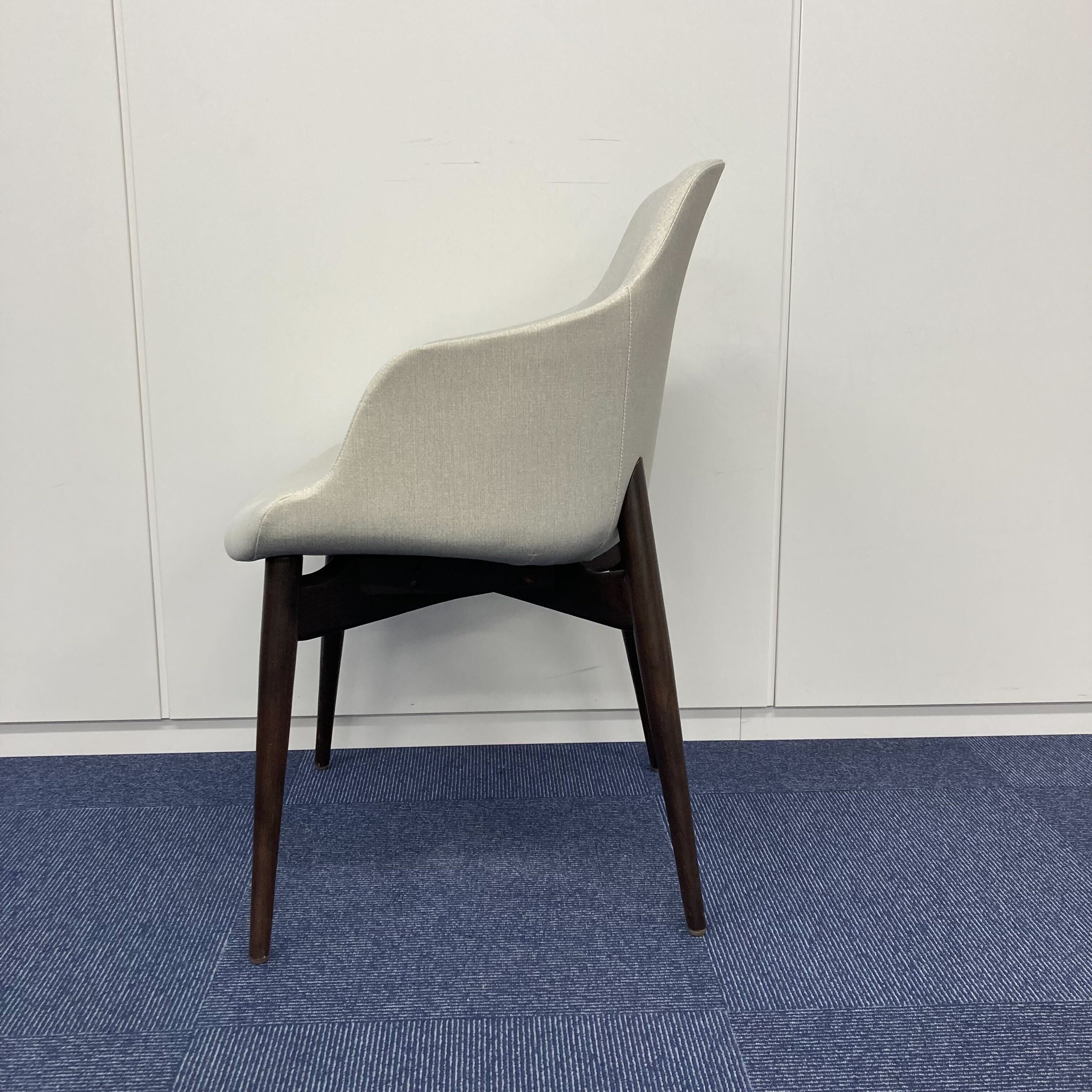 【中古S】CAKE II (ケイク2)　ミーティングチェア / ライトグレー系