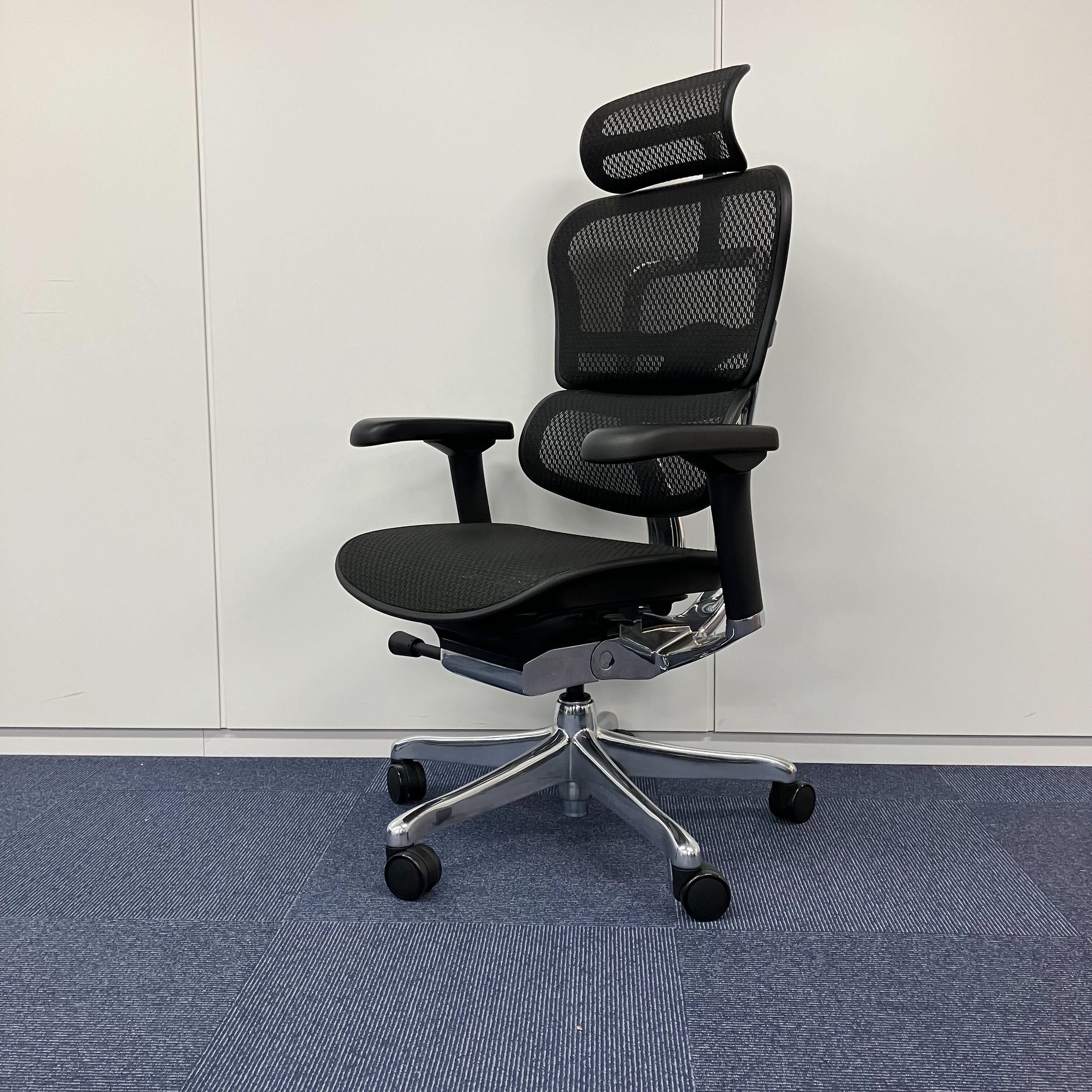 【中古S】Ergohuman PRO2(エルゴヒューマン プロ2) EHP2-HAM-BK(BKframe)【＊使用期間：3ヶ月程度＊】.