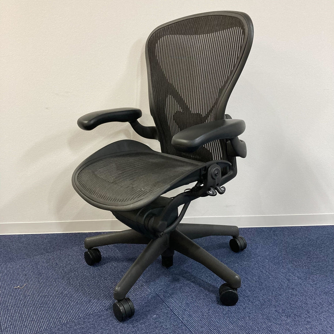 【中古A】Aeron Chair(アーロンチェア) クラシック AE113PWBPJG1BBBK3D01