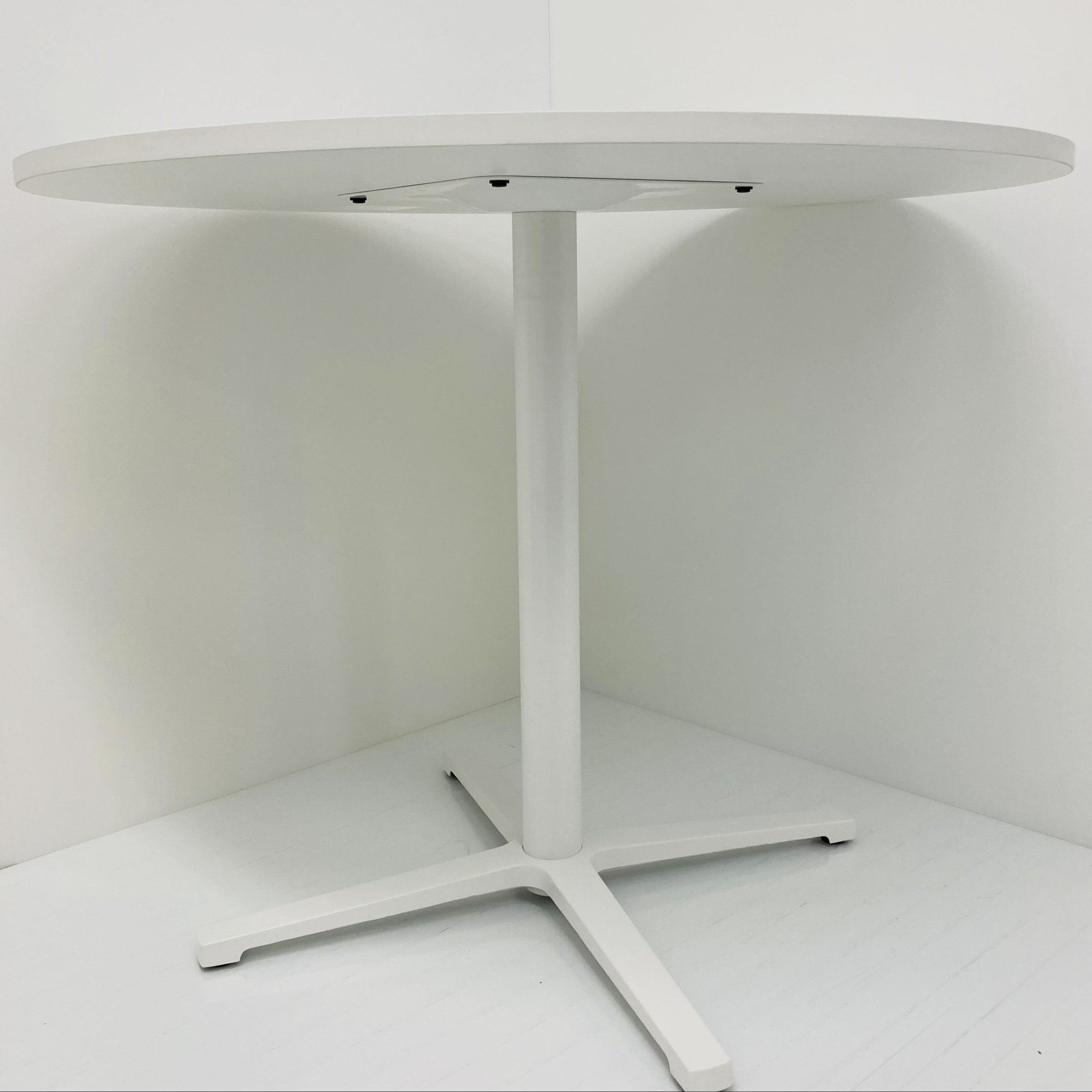 【中古S】 REV-SW900MWH　円形テーブル/Φ900mm