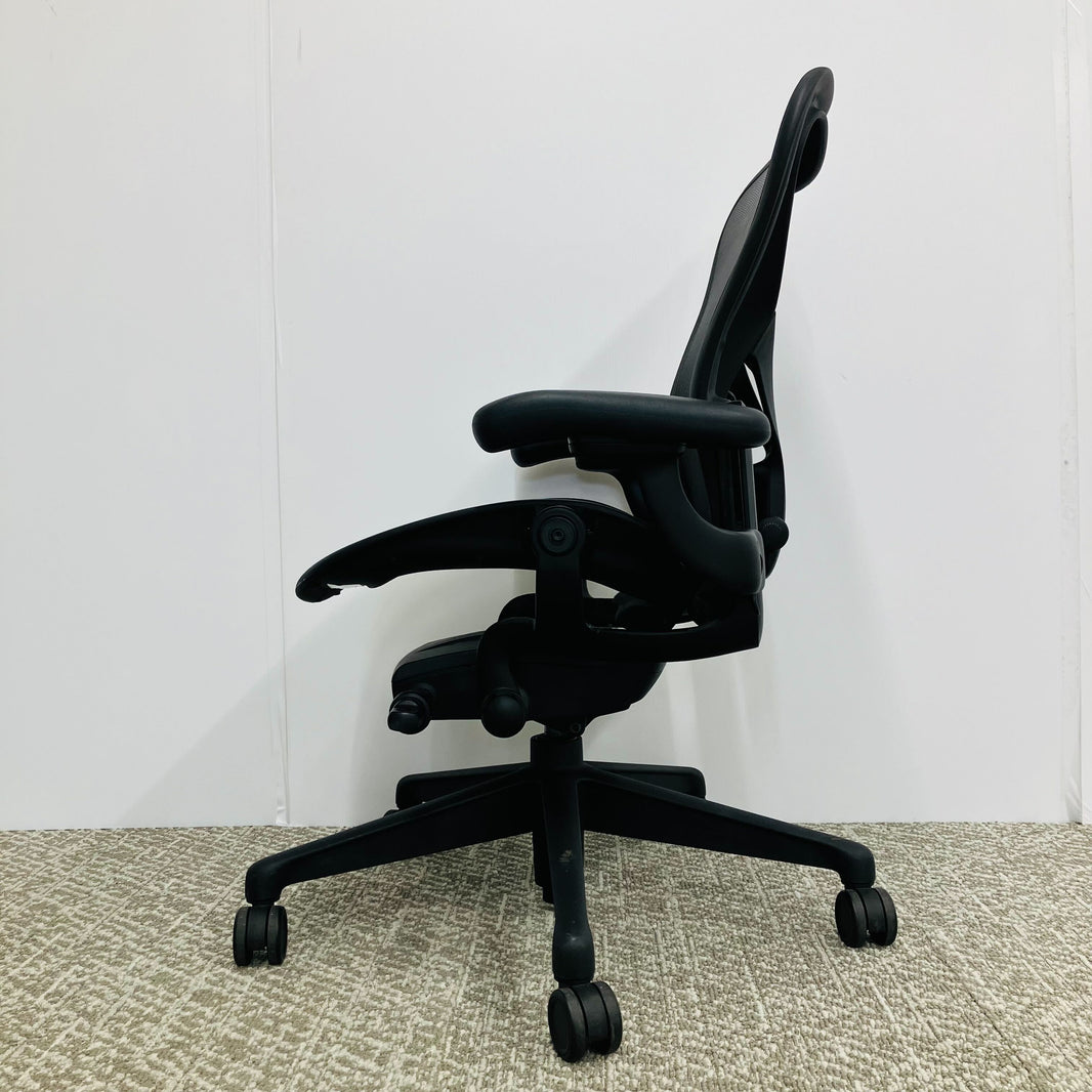 【中古A】Aeron Chair(アーロンチェア)ゲーミングエディション AER1GB23DWALPBKBLXBKDC1BK23105