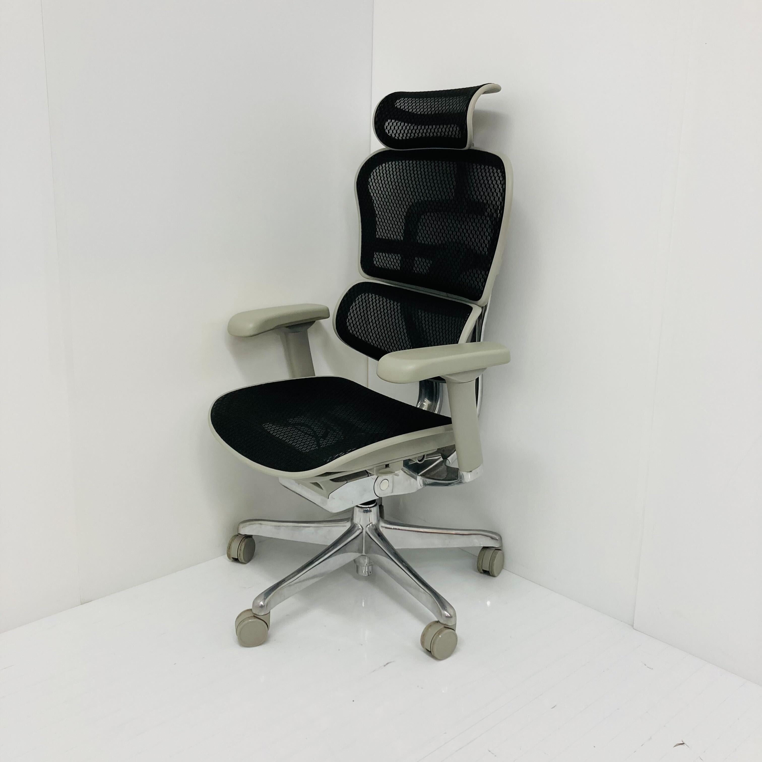 【中古 S(美品)】Ergohuman PRO2(エルゴヒューマン プロ2) EHP2-HAM-BK(GYframe)【＊使用期間：2ヶ月程度＊】 - kaggマルシェ / S(美品) 中古 S(美品)】Ergohuman PRO2(エルゴヒューマン プロ2) EHP2