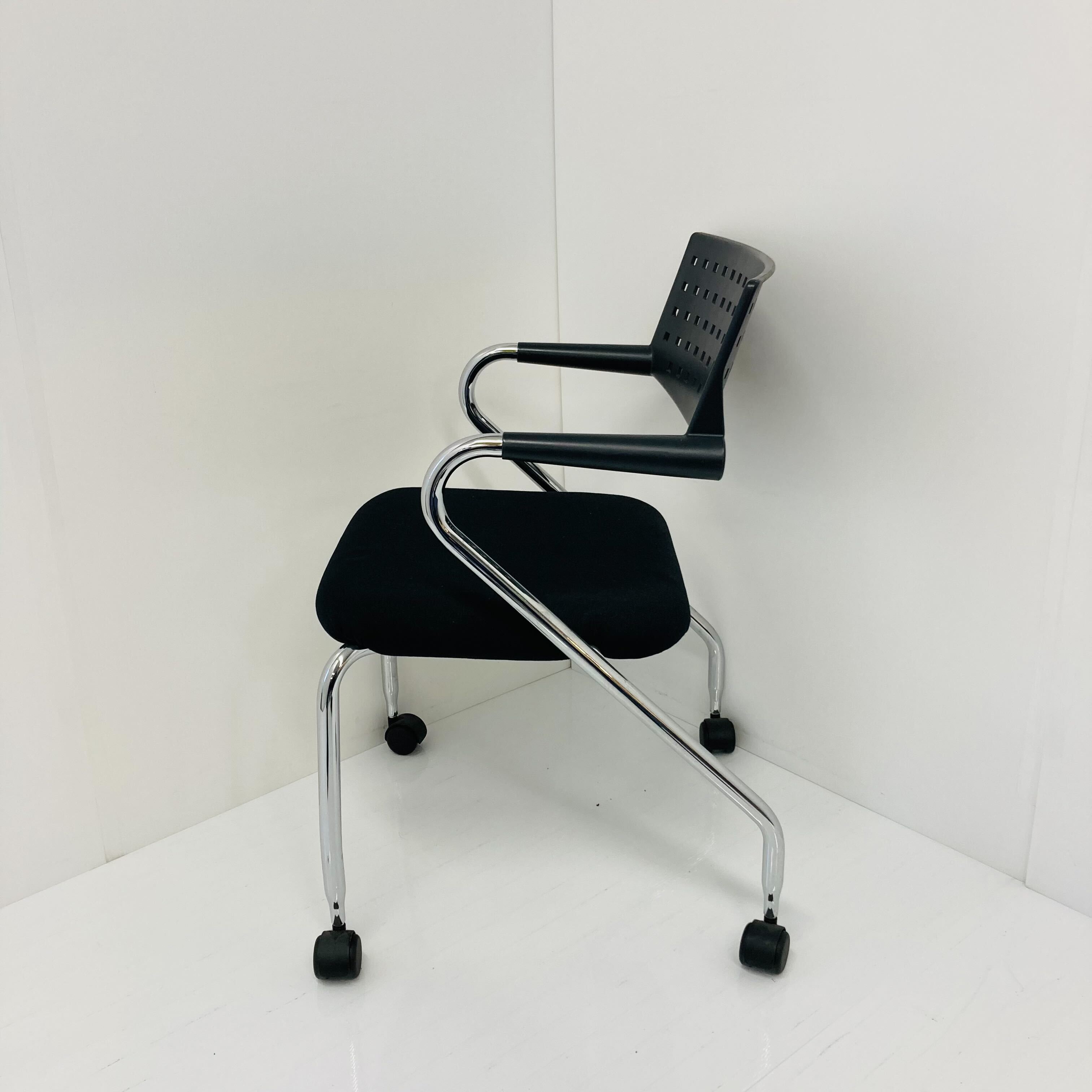 【中古A】Visaroll 2(ビザロール2)　ミーティングチェア / ブラック