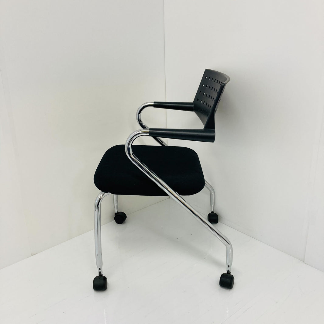 【中古A】Visaroll 2(ビザロール2)　ミーティングチェア / ブラック