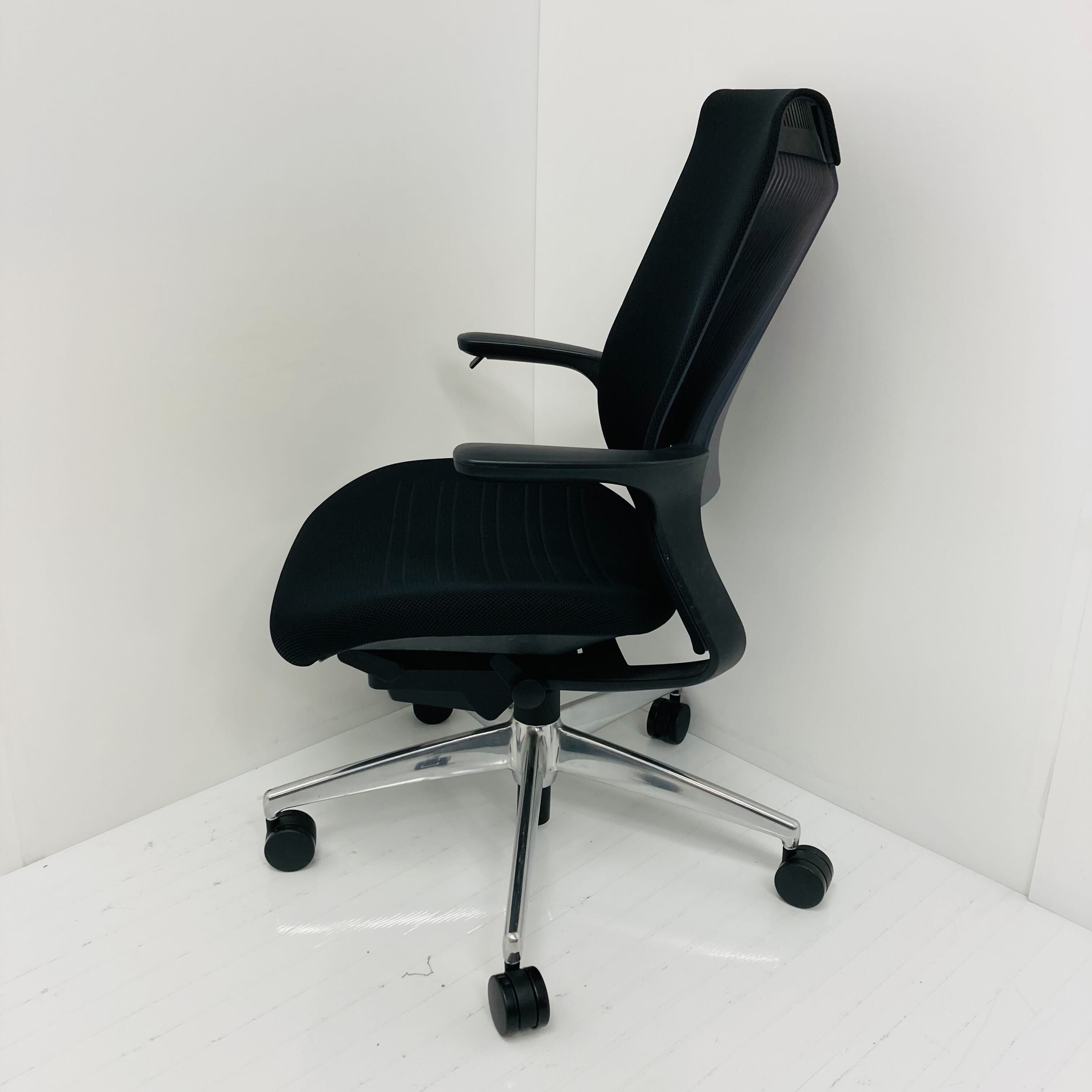 【中古S】M4(エムフォー) CRS-G2201B/ブラック・ポリッシュ脚・固定肘