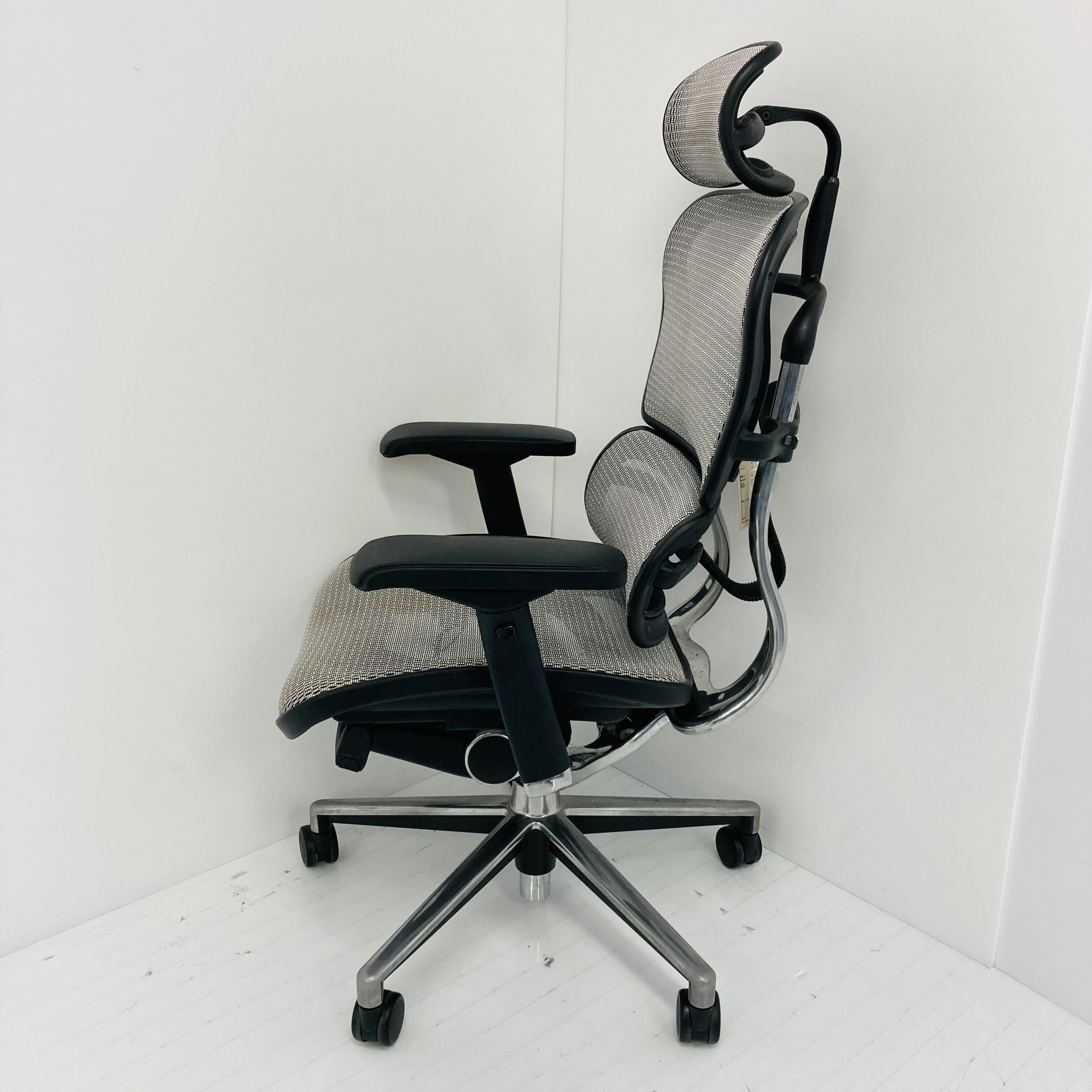 中古　Ergohuman Basic/エルゴヒューマン ベーシック　3Dオレンジ　2012年製 エルゴヒューマン ベーシック / ヘッドレスト無し【メーカー組み立て