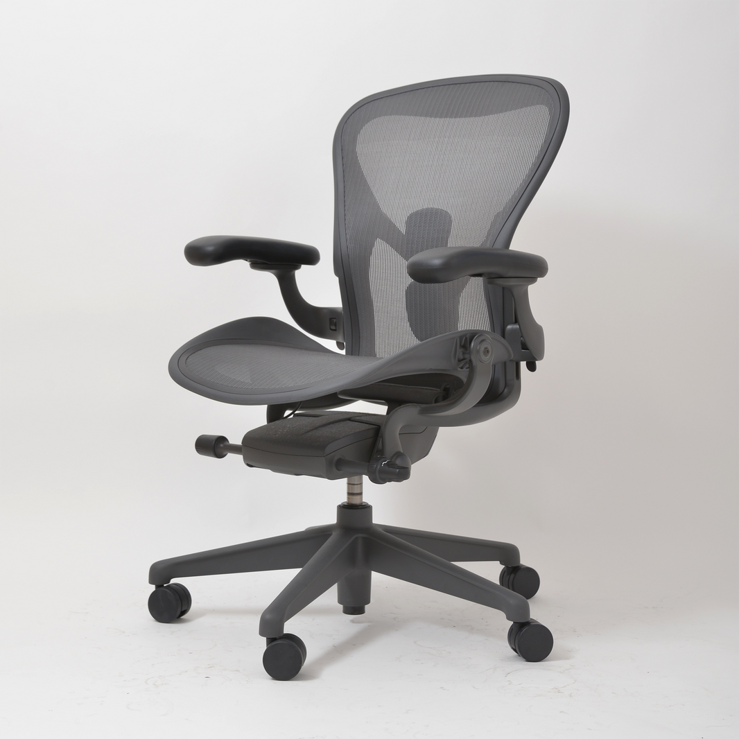 【中古S_2024年製】Aeron Chair(アーロンチェア) AER1B23DW ALPG1G1G1BBBK23103
