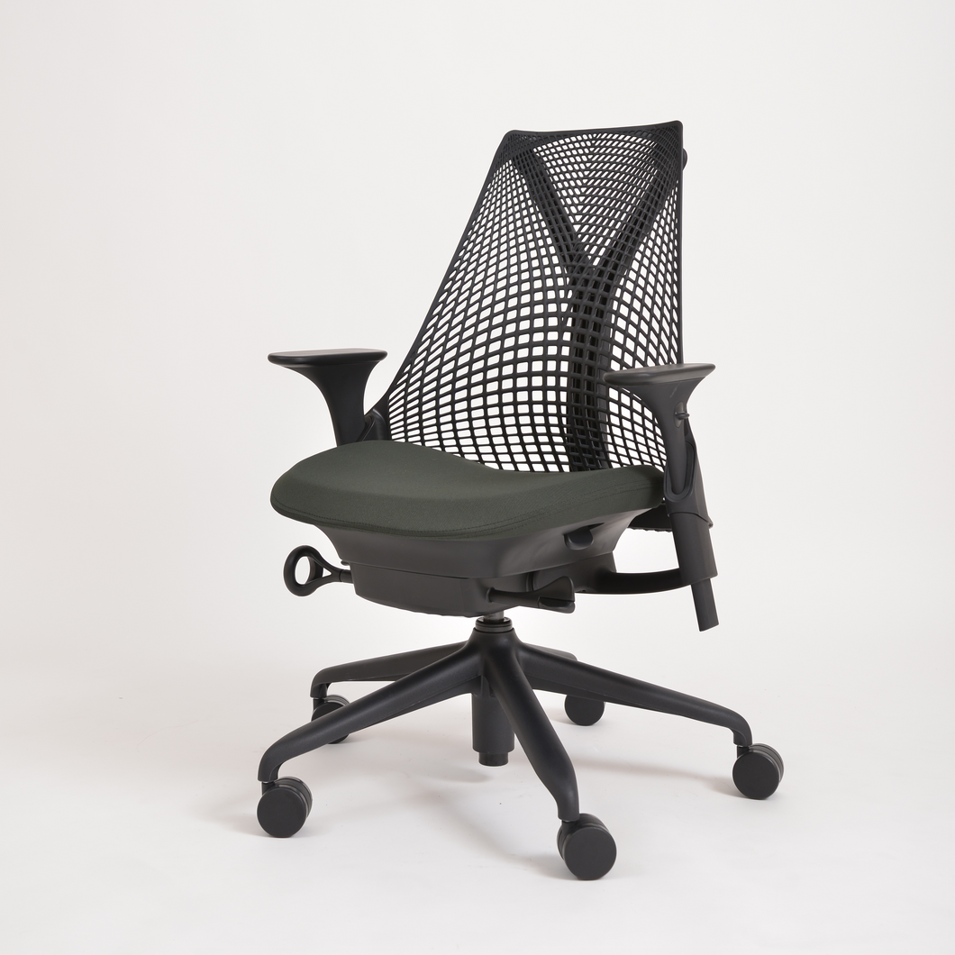 【中古 A(中古品)】SAYL Chair(セイルチェア) AS1YA23HA N2 BK BB BK BK 9115