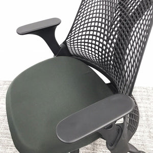 【中古 B(訳あり品)】SAYL Chair(セイルチェア) AS1YA23HA N2 BK BB BK BK 9115